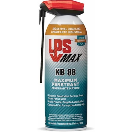 Lps 13 oz MAX KB 88 Industrial Penetrant & Water Displacer 428-92316